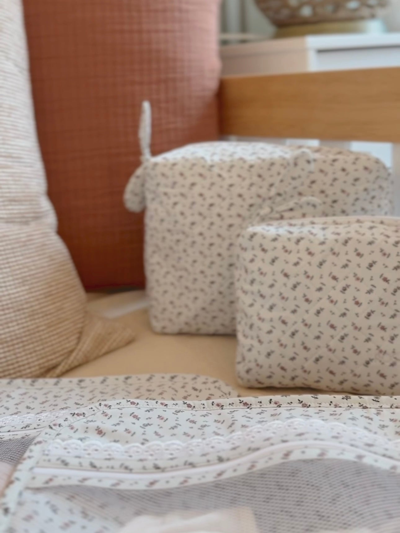 Travel / Hospital Bag Set in Bloom