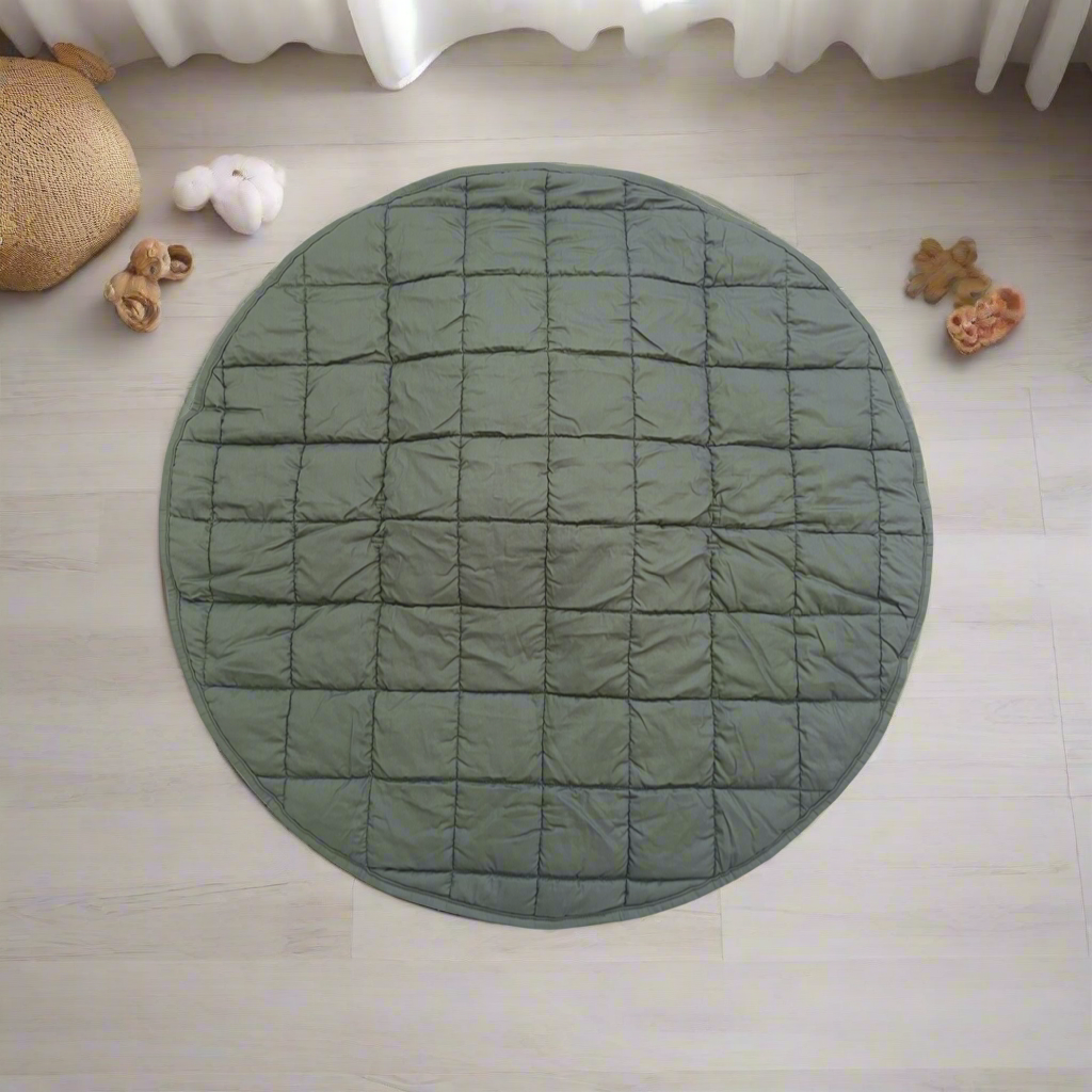 The Portable Playmat in Olive Green