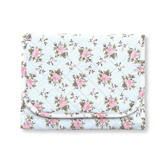 Diaper Clutch in Pink Kiss