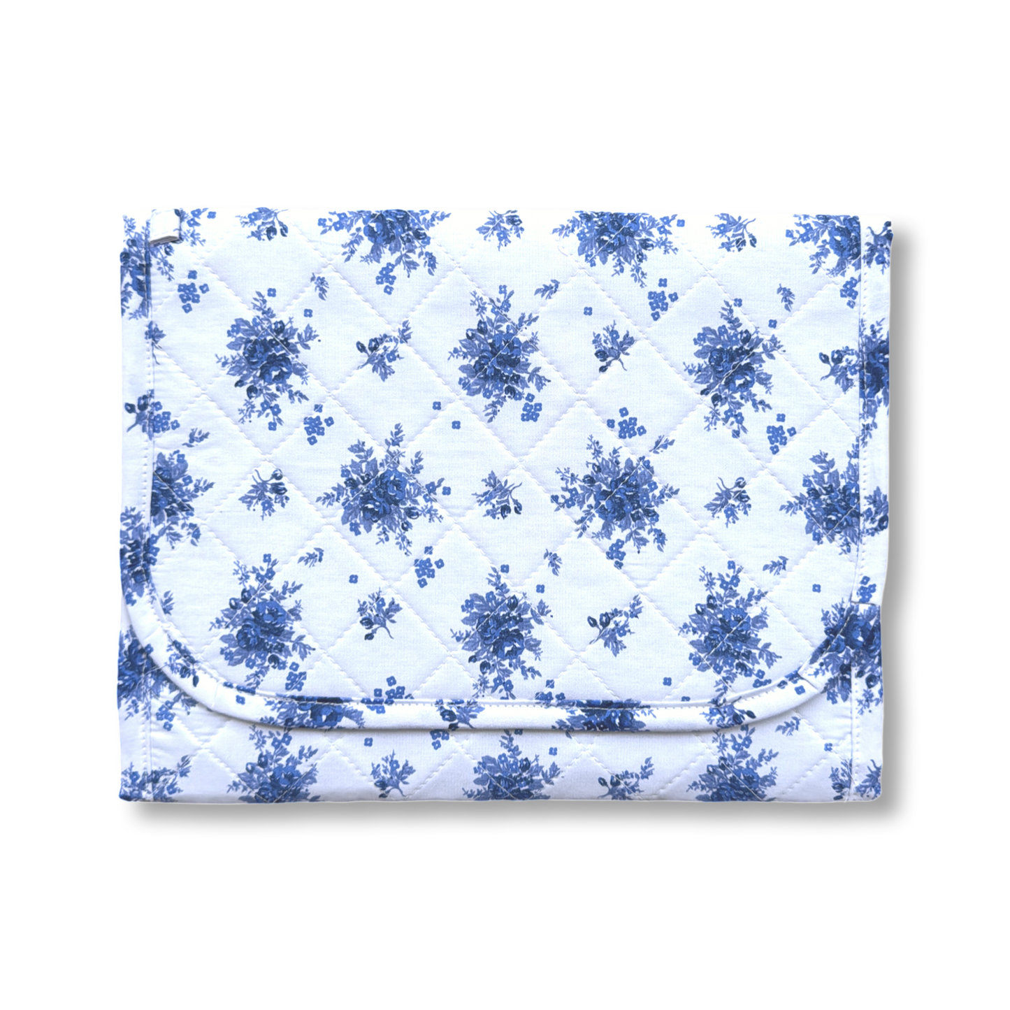 Diaper Clutch in New Blue Kiss