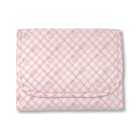 Diaper Clutch in Pink Posie