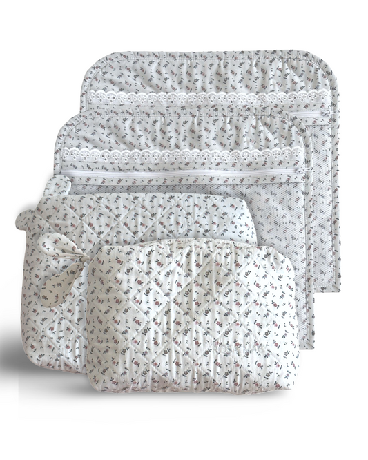 Travel / Hospital Bag Set in Bloom