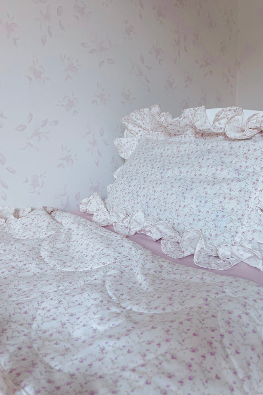 Quilted Toddler Blanket in Pink Dream