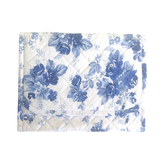 Diaper Clutch in Antique Blue