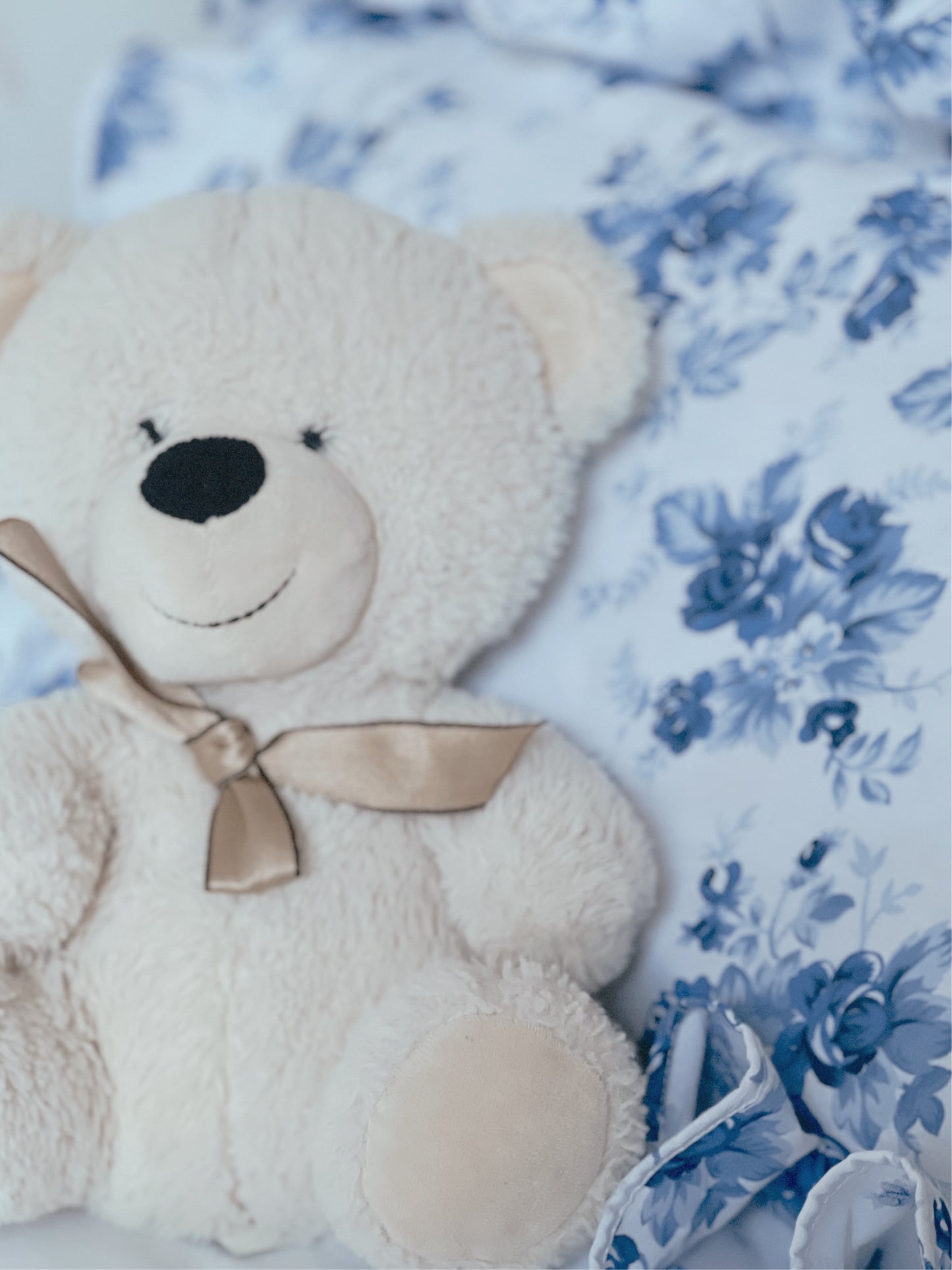 Crib Sheet in Antique Blue