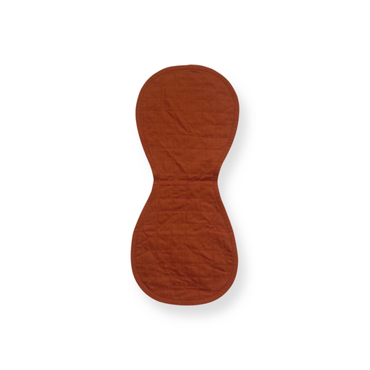 Burp Cloth in Terracota