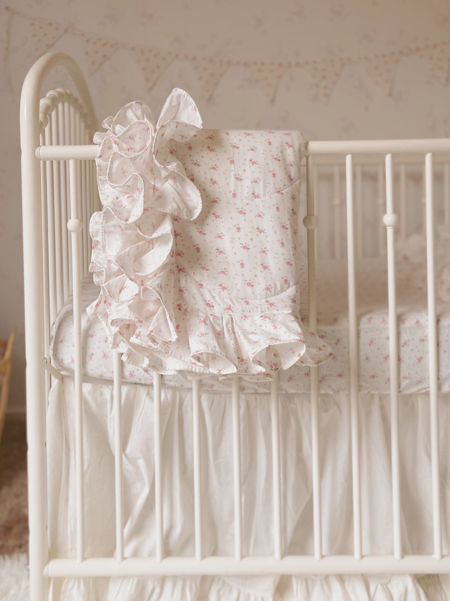 Quilted Toddler Blanket in Ballerina