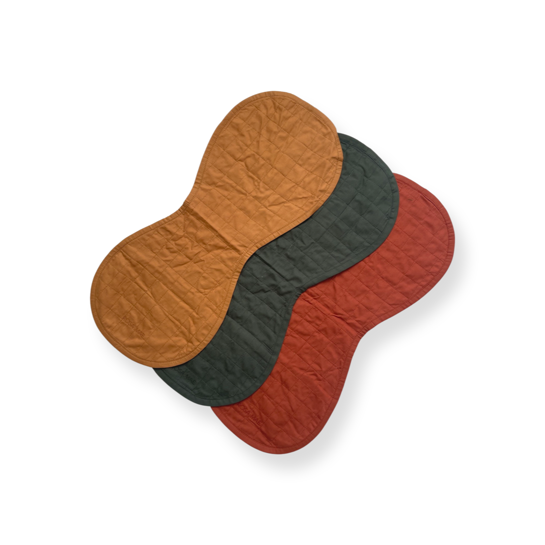 Burp Cloth in Terracota