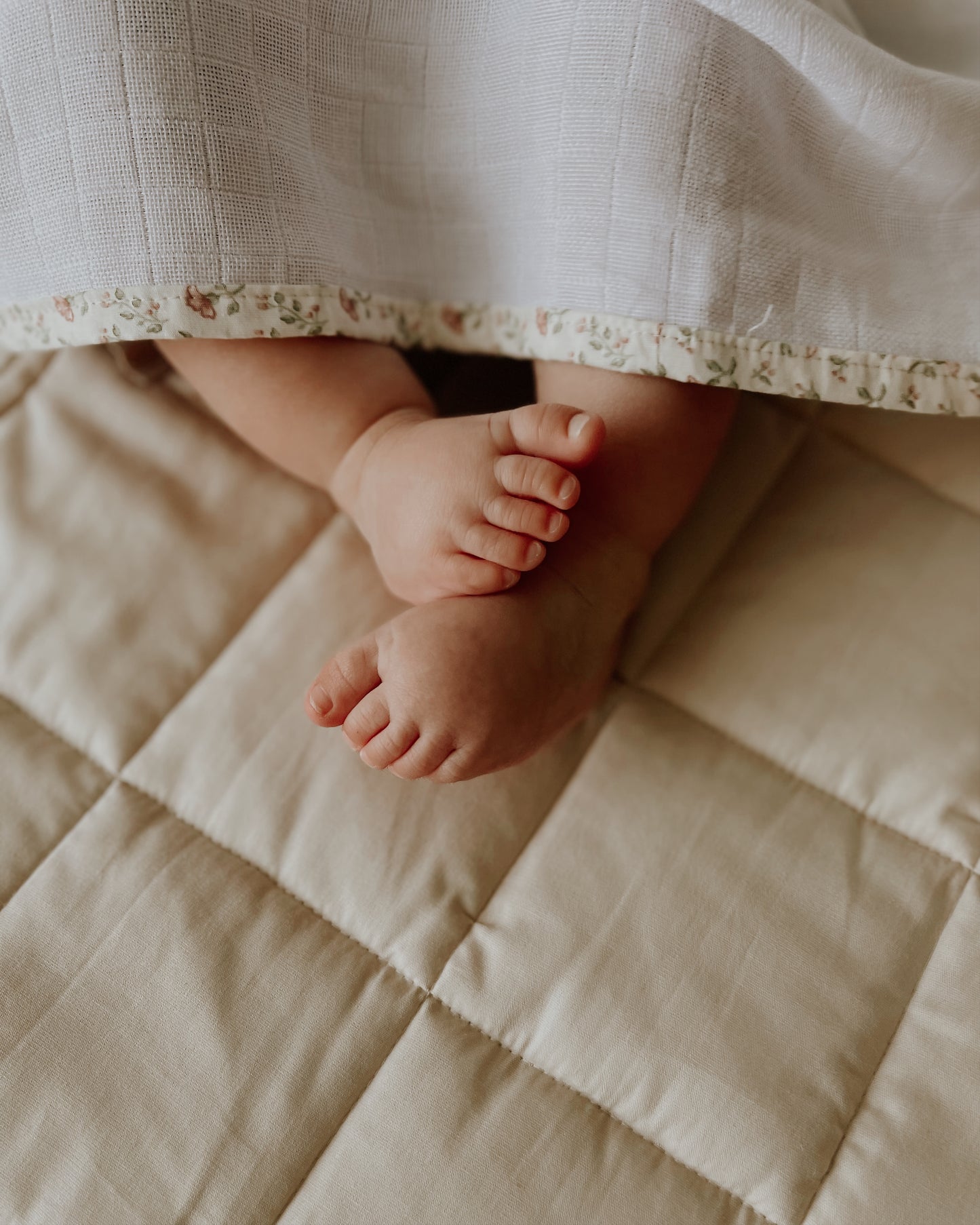 The Portable Playmat in Creme